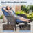 Valierius Outdoor Chaise Lounge Chair Adjustable 6-Position With Soft Cushions, Waterproof PE Wicker & Durable Metal Frame - Ideal For Poolside, Patio & Deck Relaxation-1082034763