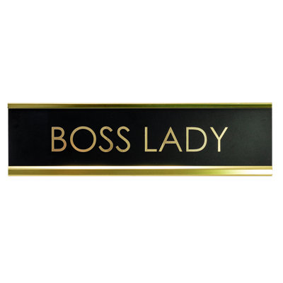 Enseigne fantaisie Boss Lady