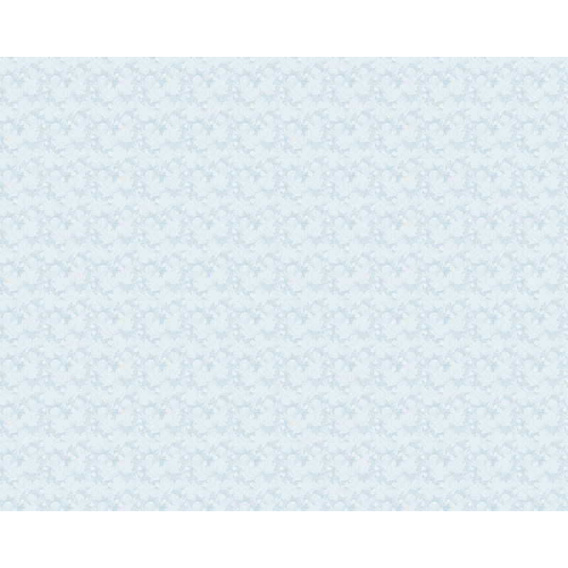 Hilla 10m x 50cm Matte Wallpaper Roll, Light Blue