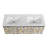 Annelyse 47.6 " W Free Standing Wall Mounted 2 Double Single Vanity Bathroom Vanity With Ceramic Top