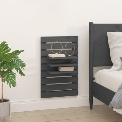 Hivda 2 Piece Solid Wood Floating Shelf