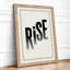 Rise Minimalist - Framed Print-1637233604-1637233601