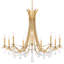 Vesca 9 Light 45in x 38in Chandelier in Etruscan Gold with Clear Heritage Handcut Crystals-258921744-258921758-258921754