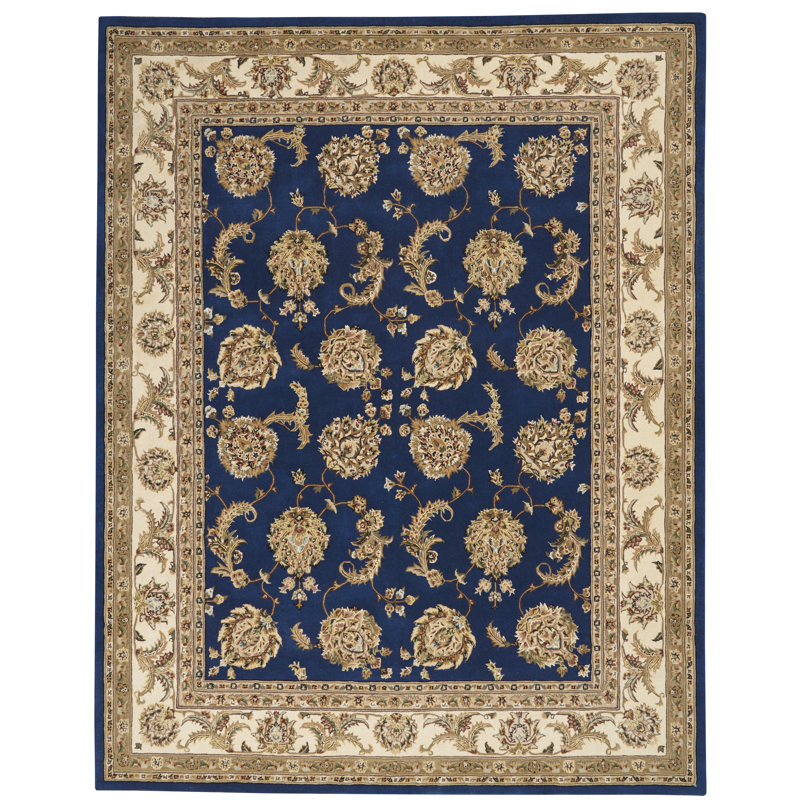 Oboyle Floral Indoor Rug, Rectangle 7'9" x 9'9"