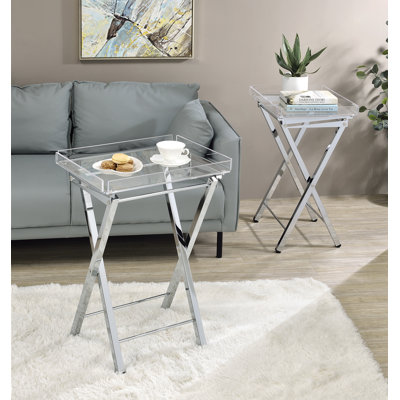 Reyhaneh Tray Top End Table Set