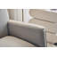 Chaise berçante en coton et lin avec repose-pieds réglable-93807019