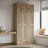 Coleridge Solid + Manufactured Wood, Wicker Armoire