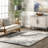 Sidonie Abstract Clouds Shag Area Rug-314643247