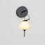 Lecce 5-in Integrated LED ETL Certified Wall Sconce Light with Glass Shade