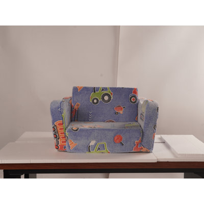 Canapé pour enfants, canapé pour tout-petit 2 en 1 pliable, canapé convertible en chaise longue, mobilier pour enfants