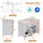 Dee 48" Fully Assembled Single Bathroom Vanity with Engineered Stone Top, Ceramic Sink-664750117