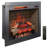 Infrared Electric Fireplace With Removable Trim Kit, 1500W Heat Generator, Smokeless Firebox, Adjustable Flame & Ember Brightness, 5000 /Hour, 400 Sq. Ft. Heating Area, 3 Installation Ways, /Ul