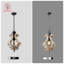 Lustre en bois à 1 lumière Farmhouse Cottage avec chaîne réglable pour îlot de cuisine-345660676