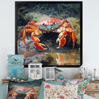 Crab Beachcombers III sur impression sur toile