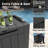 East West Furniture 22.04'' W 31 Gallons Water Resistant Resin Deck Box-97639304