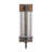 Brown Wood Wall Sconce with Glass Holder 5" x 7.5" x 16"