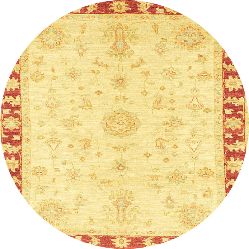 Abstract Indoor Rug, Round 3'