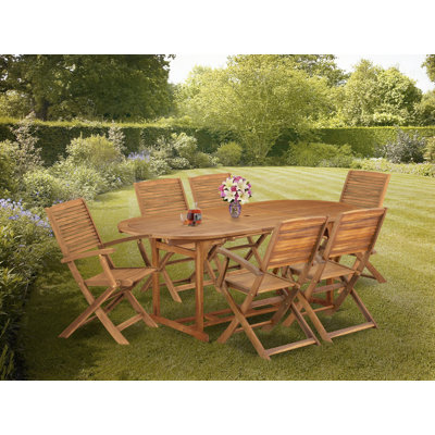 7-Piece Outdoor Patio Dining Set by Winston Porter