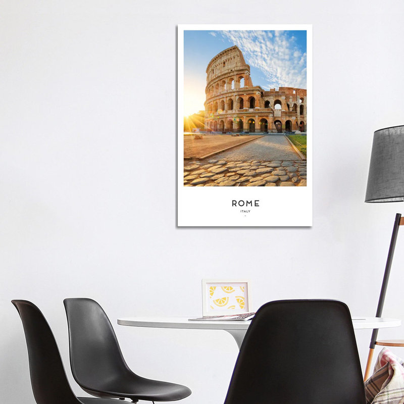Rome Italy by Naomi Davies - Gallery-Wrapped Canvas Giclée on Canvas, Wrapped Canvas, 20.32 cm H x 30.48 cm W