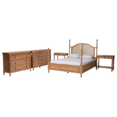 Dameko Solid Wood Bedroom Set