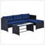 Ensemble de canapé d'extérieur Loveseat