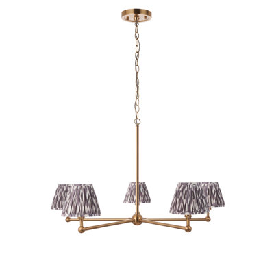 Santiago 5 - Light Waggon Wheel Chandelier