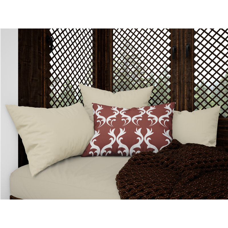 Housse et insert de coussin d'extérieur Galton, Terre cuite