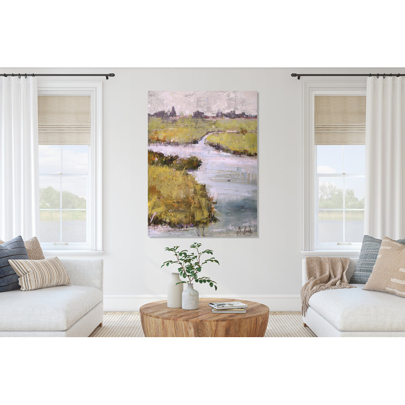 Sullivans Island By John Beard - Artist Enhanced Canvas Print Print by John Beard, 48" H x 36" W x 1.5" D
