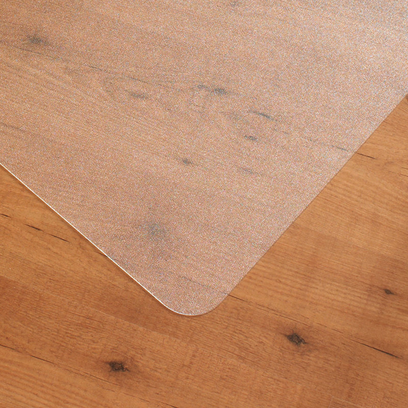 Cleartex Enhanced Polymer Rectangular Chair Mat with Anti-Slip Backing for Hard Floors - 30" x 48", 30" x 48"