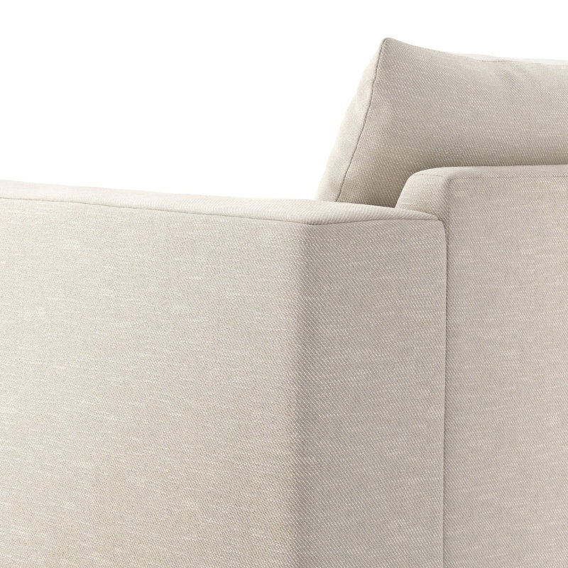Grant Sofa, Ashby Oatmeal Polyester Blend