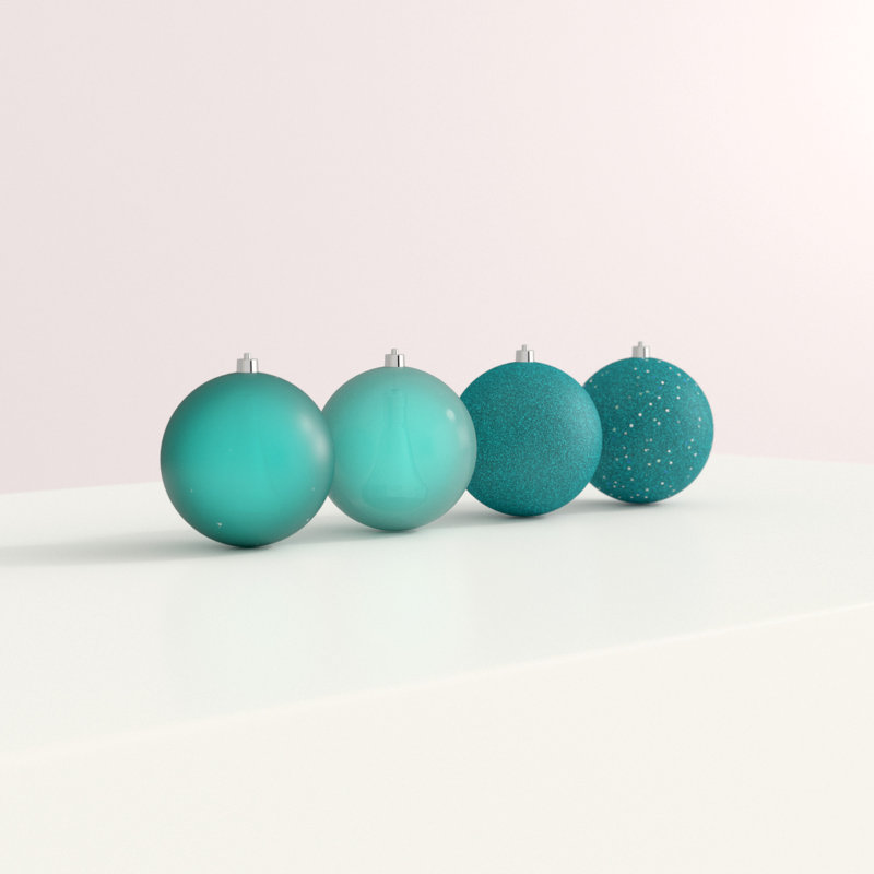 Ornement boule des Fêtes, Bleu sarcelle