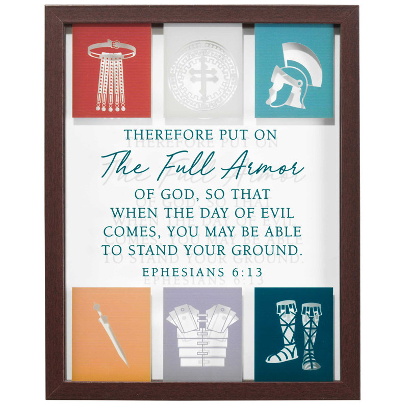 Full Armor of God - Shadowbox, impression sur panneau de fibres à densité moyenne