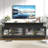71" High Gloss TV Stand with Power Outlet and LED Light for TVs up to 80"-617396478