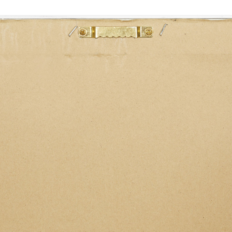 Canvas Abstract Brown Framed Wall Art with Silver Frame