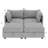 Space-saving Grey Chenille Sofas With Storage, Modern Design For Small Living Spaces