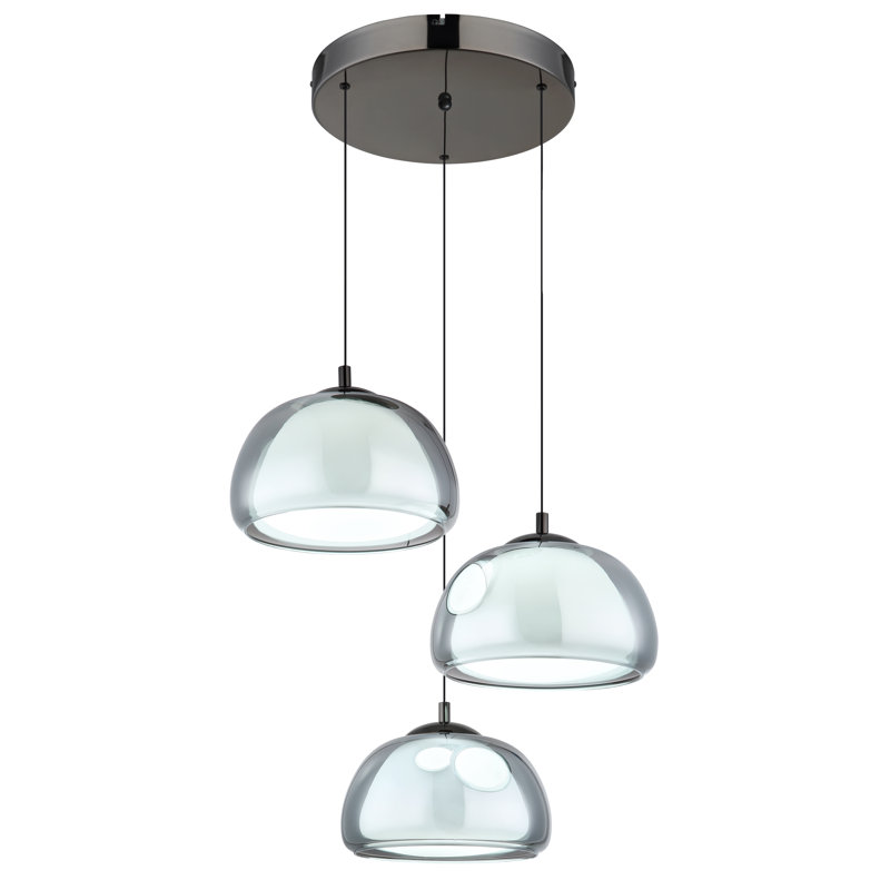 Berengario 1 - Light LED Geometric Pendant, Matte Black