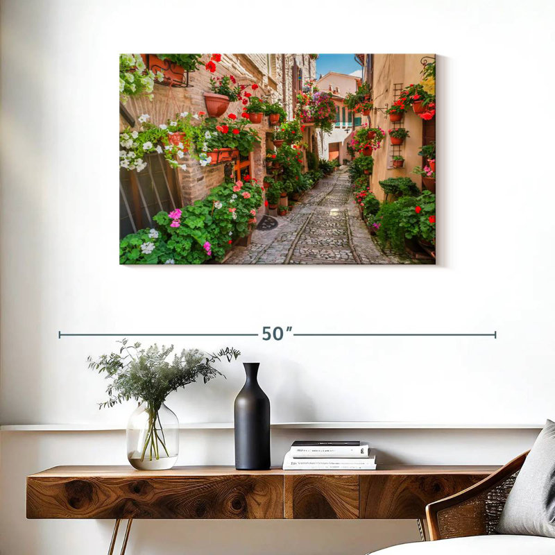 Nicci Umbria Floral Street, H 24 po x l 36 po