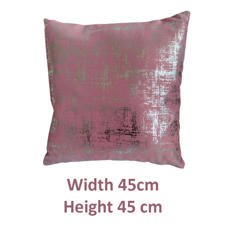 Gilmartin Square Throw Pillow Cover, Pink