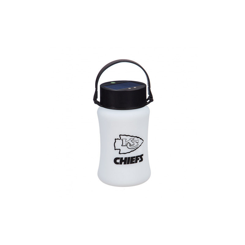 NFL 6.75'' Solar Powered Outdoor Lantern, Kansas City Chiefs