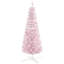 Arbre de Noël artificiel enneigé 5 pi, arbre de Noël mince avec branches réalistes et base en plastique pour décoration d'intérieur-179320773-179320774
