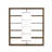 Modern Walnut & White Bookshelf, 49.2 x 53.4 x 8.7 inches | 100% Melamine Coated Particle Board, Thickness: 0.7 inches | Numerous Shelves, Wall-Mountable Design, Stylish & Functional Storage Solution for Home & Office-1871565083