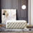 Velvet Upholstered Bench-501255306