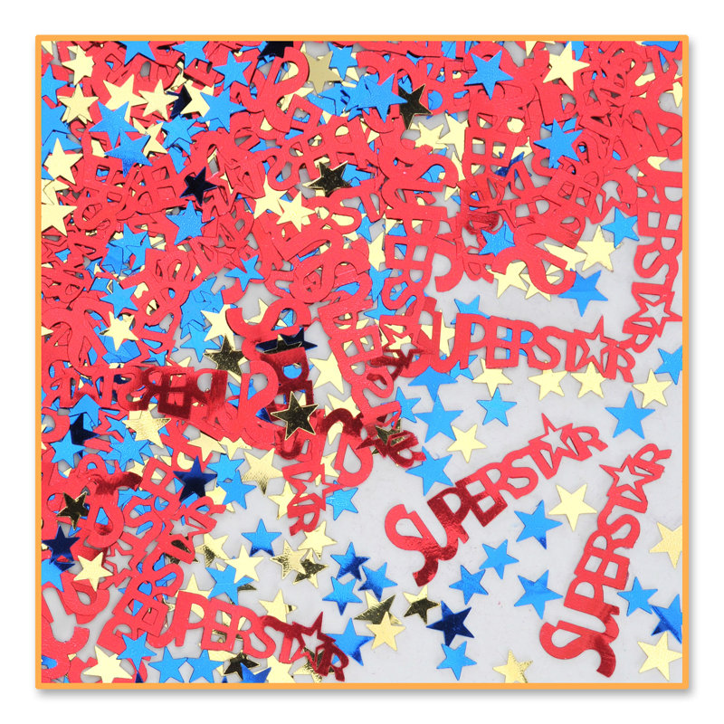 Confetti Superstar - paquet de 6