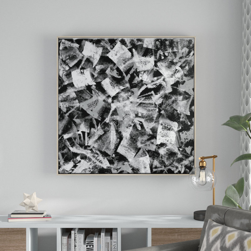 Textured 2 by Chalie MacRae - Print on Canvas, 76cm H x 76cm W, Timber