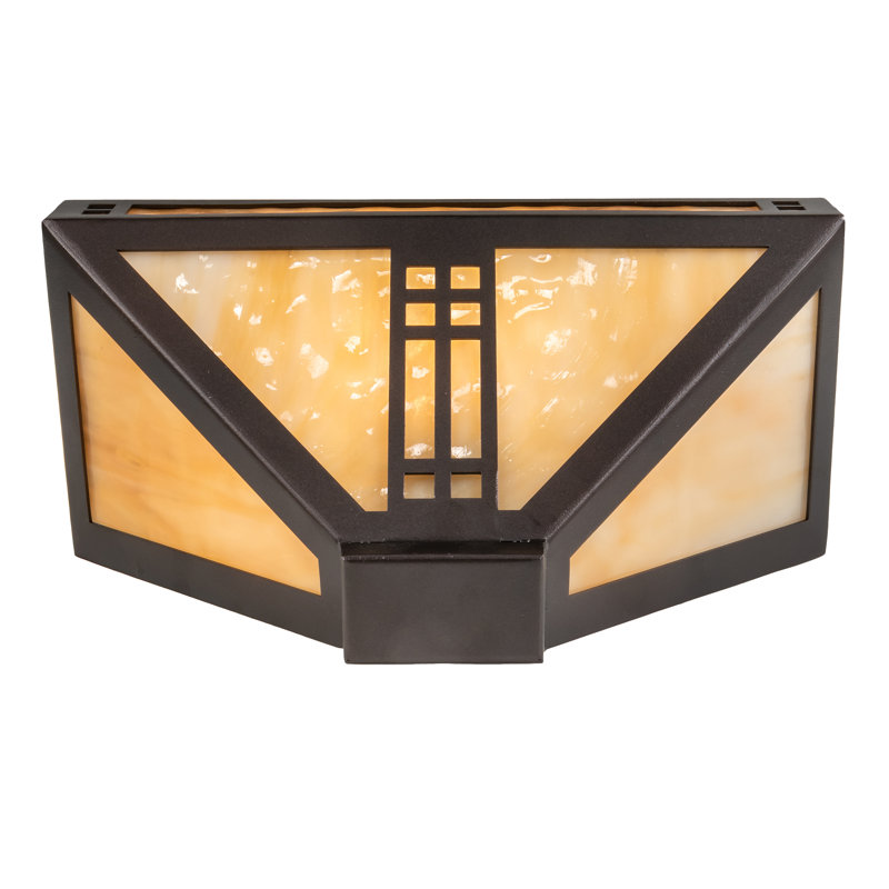 Prairie Loft 1 - Light Flush Mounted Sconce, Mahogany Bronze