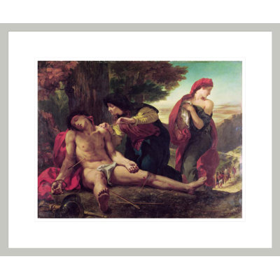 St. Sebastian by Eugène Delacroix -Framed Giclee Print