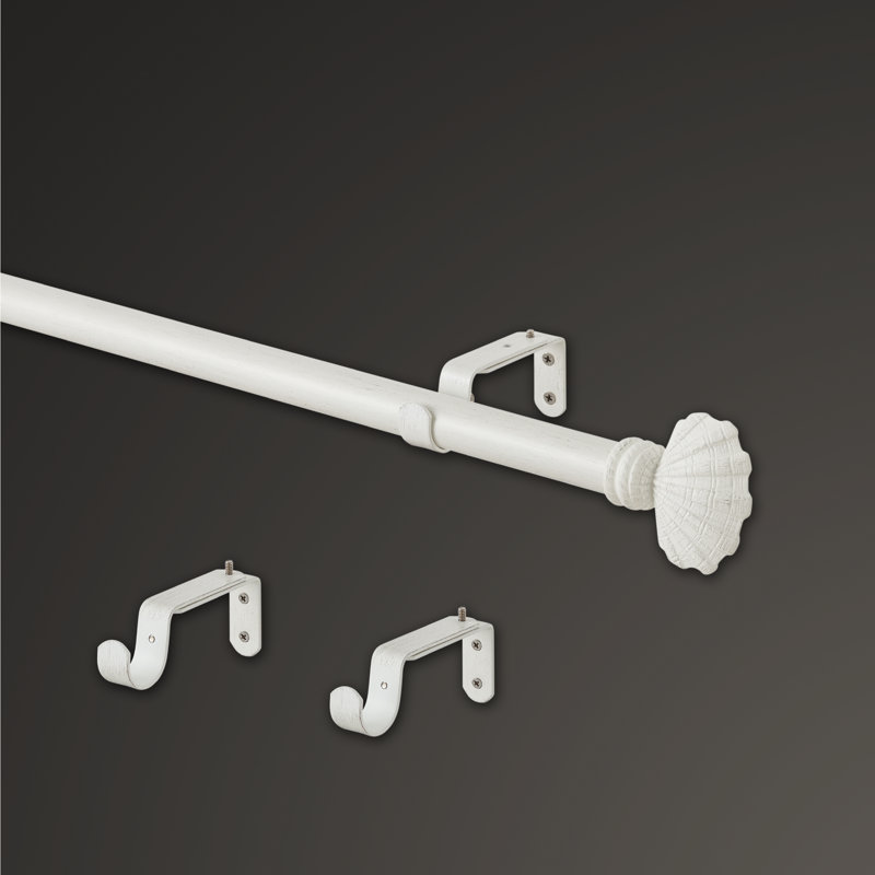 Ensemble de tringle à rideaux ajustable Mode Coastal Collection, 36" - 72"
