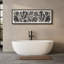 Grande impression sur toile encadrée, reproduction florale abstraite pour un décor minimaliste moderne-119328881-119328884