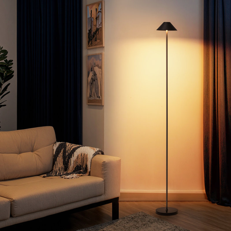 16-58" Adjustable Modern Floor Lamps, Adjustable Three Color Temperature Floor Lamp With Rechargeable, outdoor/indoor & Cordless Floor lamp 