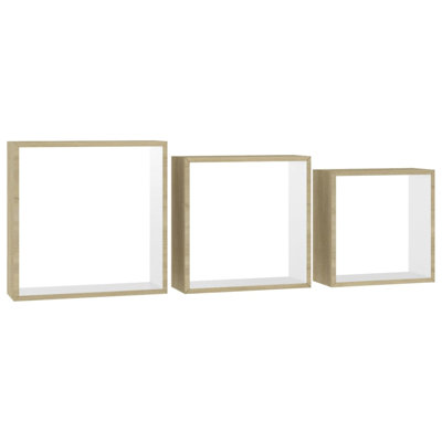 Gracelin 3 Piece Square Floating Shelf